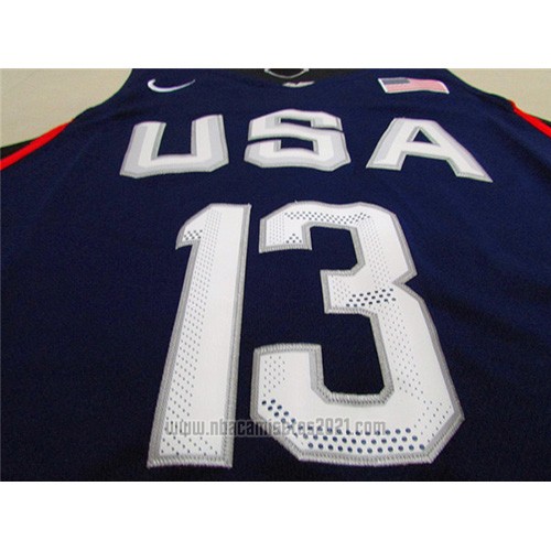 Camiseta USA 2016 Paul George #13 Azul